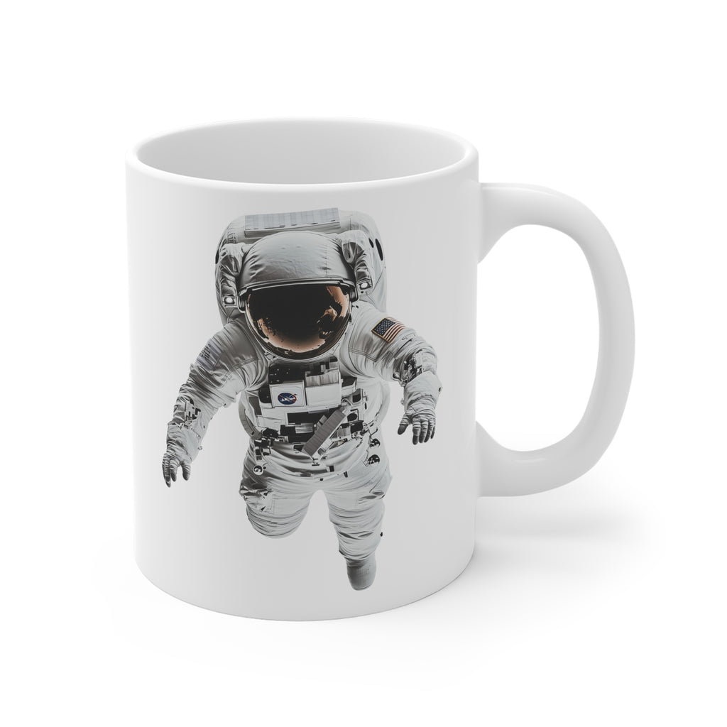 Mug, Floting Astronaut — Tropical Botanical Coffee Cup (11/15/20oz)