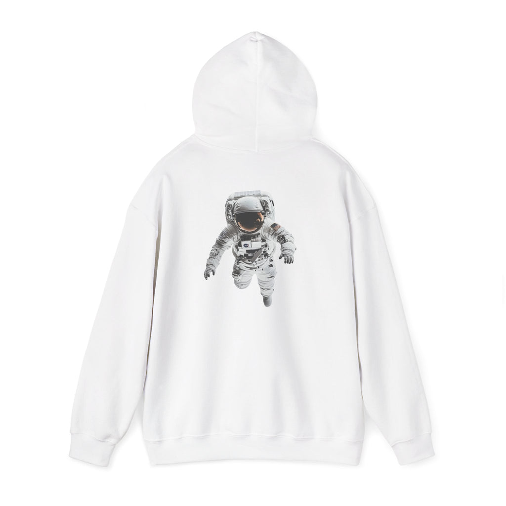 Astronaut Graphic Hoodie — Minimal Space Explorer Pullover