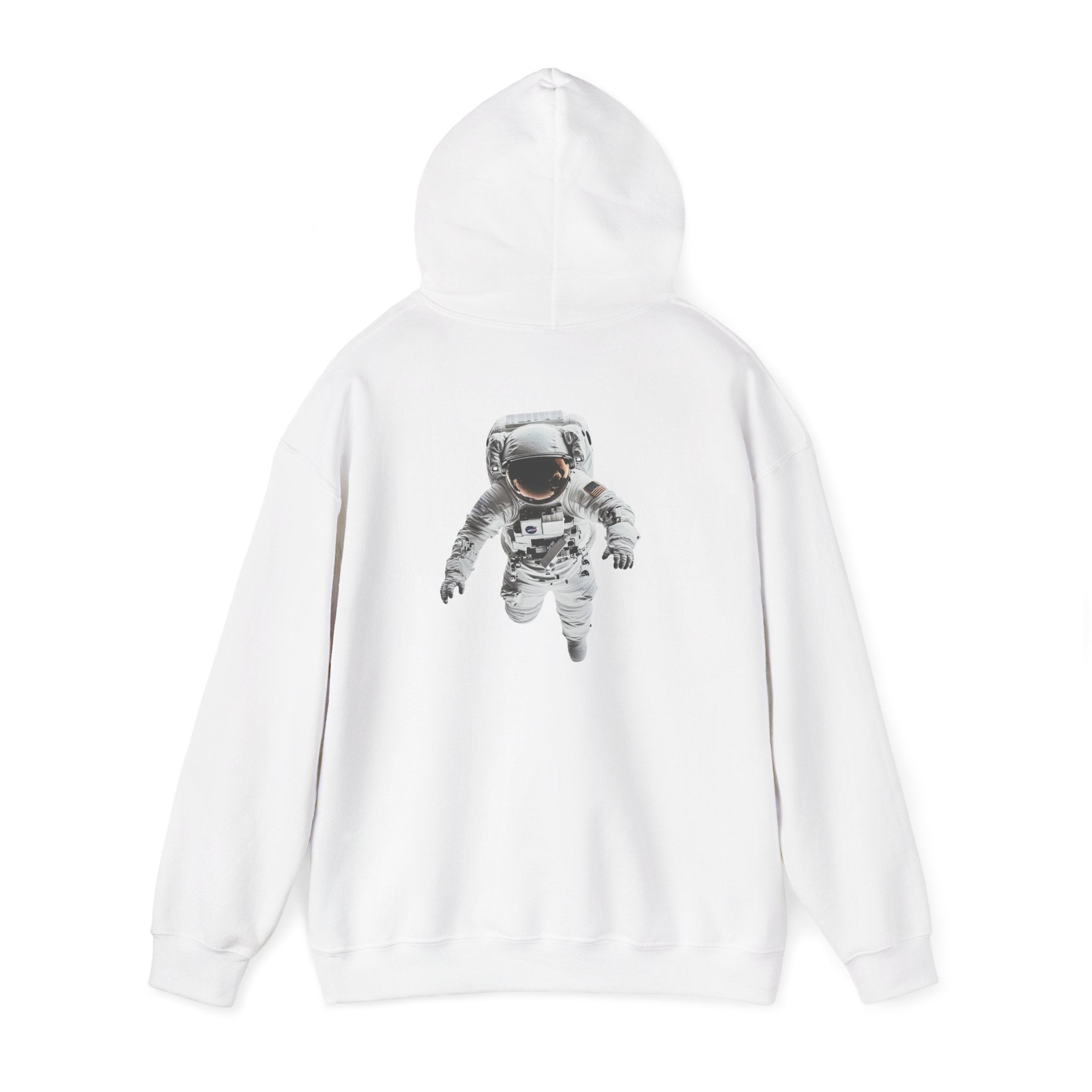 Astronaut Graphic Hoodie — Minimal Space Explorer Pullover