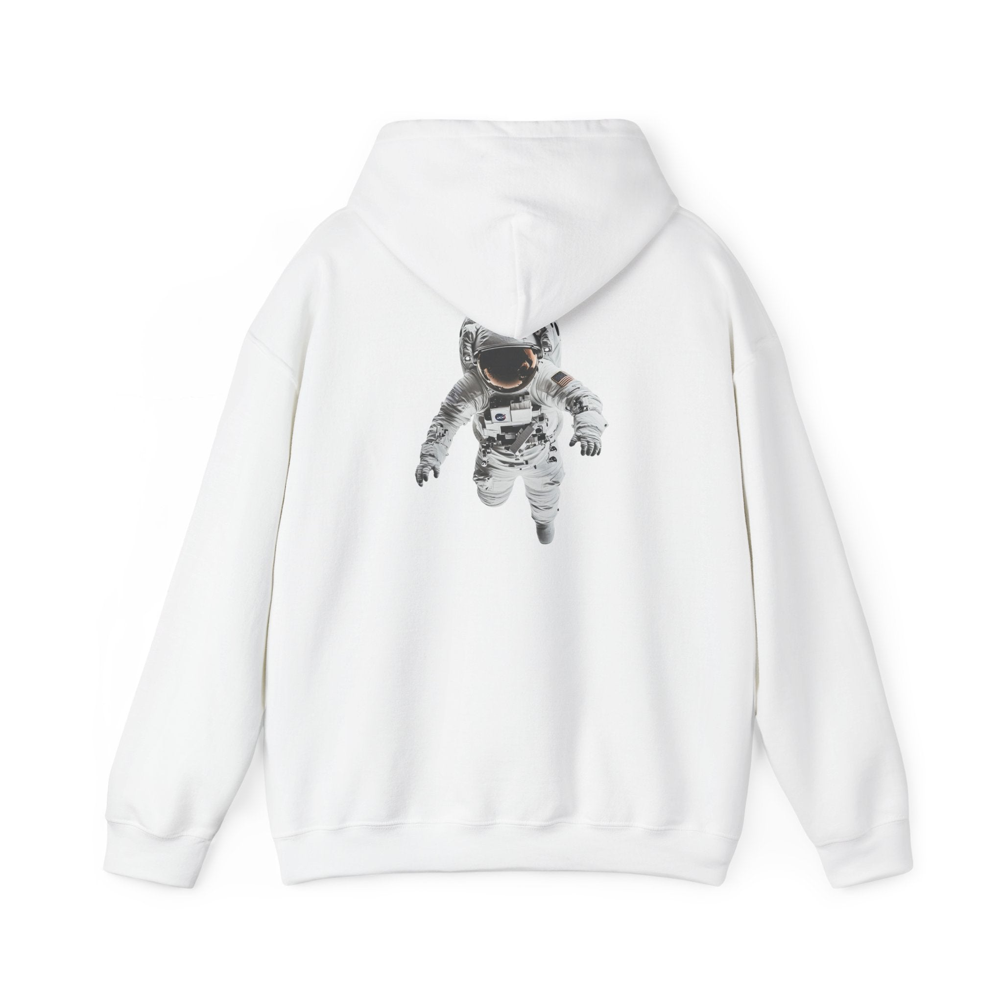 Astronaut Graphic Hoodie — Minimal Space Explorer Pullover