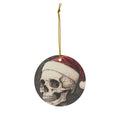 Ornament, Skeleton/santa hat
