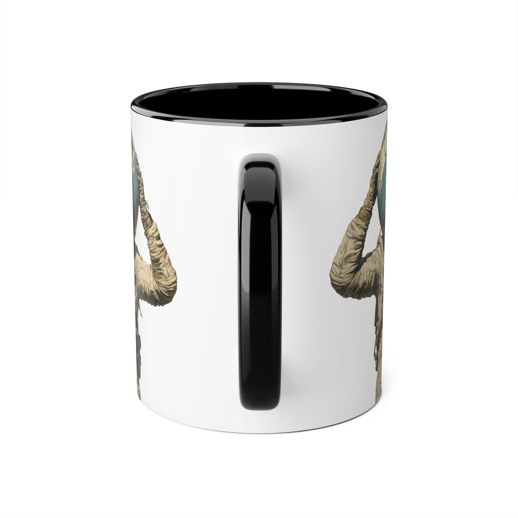 Mug, Astronaut — Vintage Botanical Pink Rose 11oz
