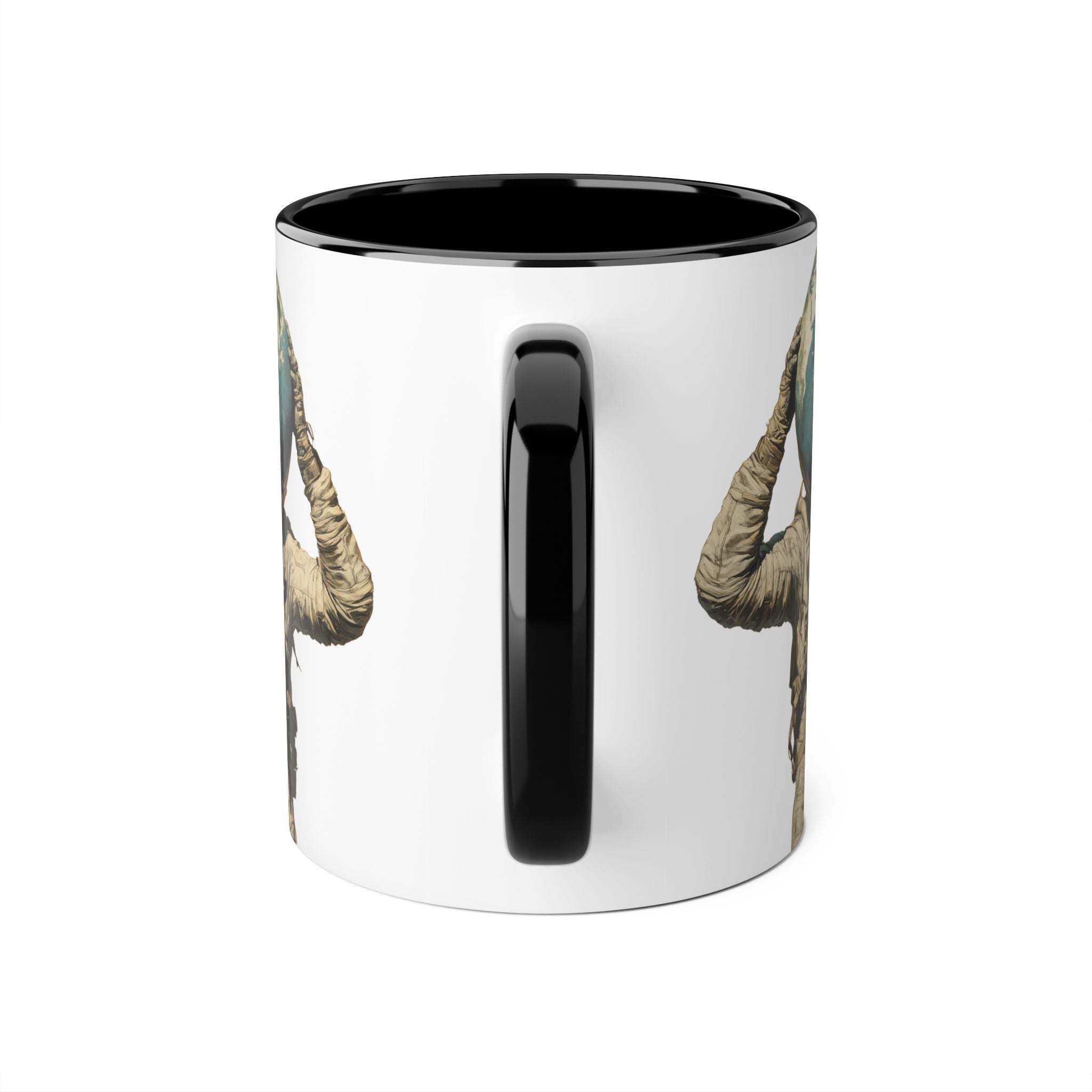 Mug, Astronaut — Vintage Botanical Pink Rose 11oz