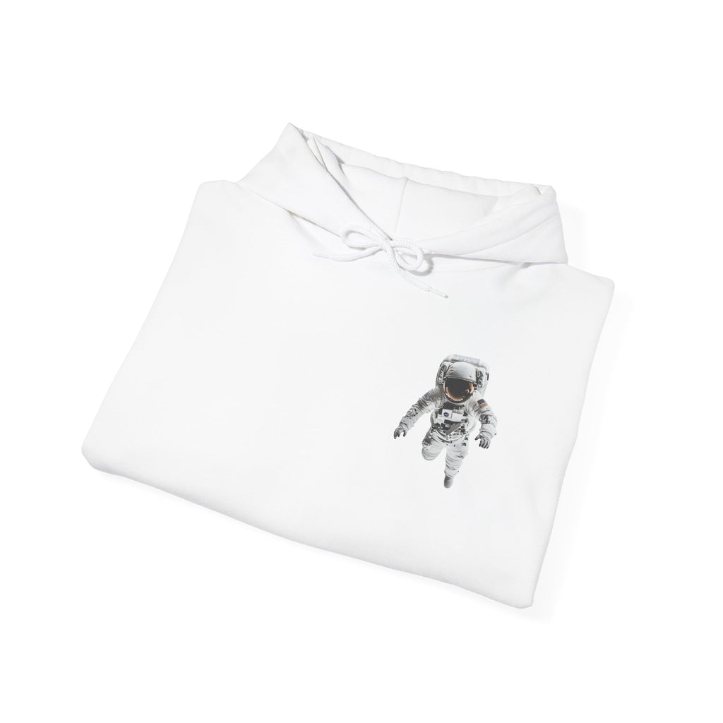 Astronaut Graphic Hoodie — Minimal Space Explorer Pullover