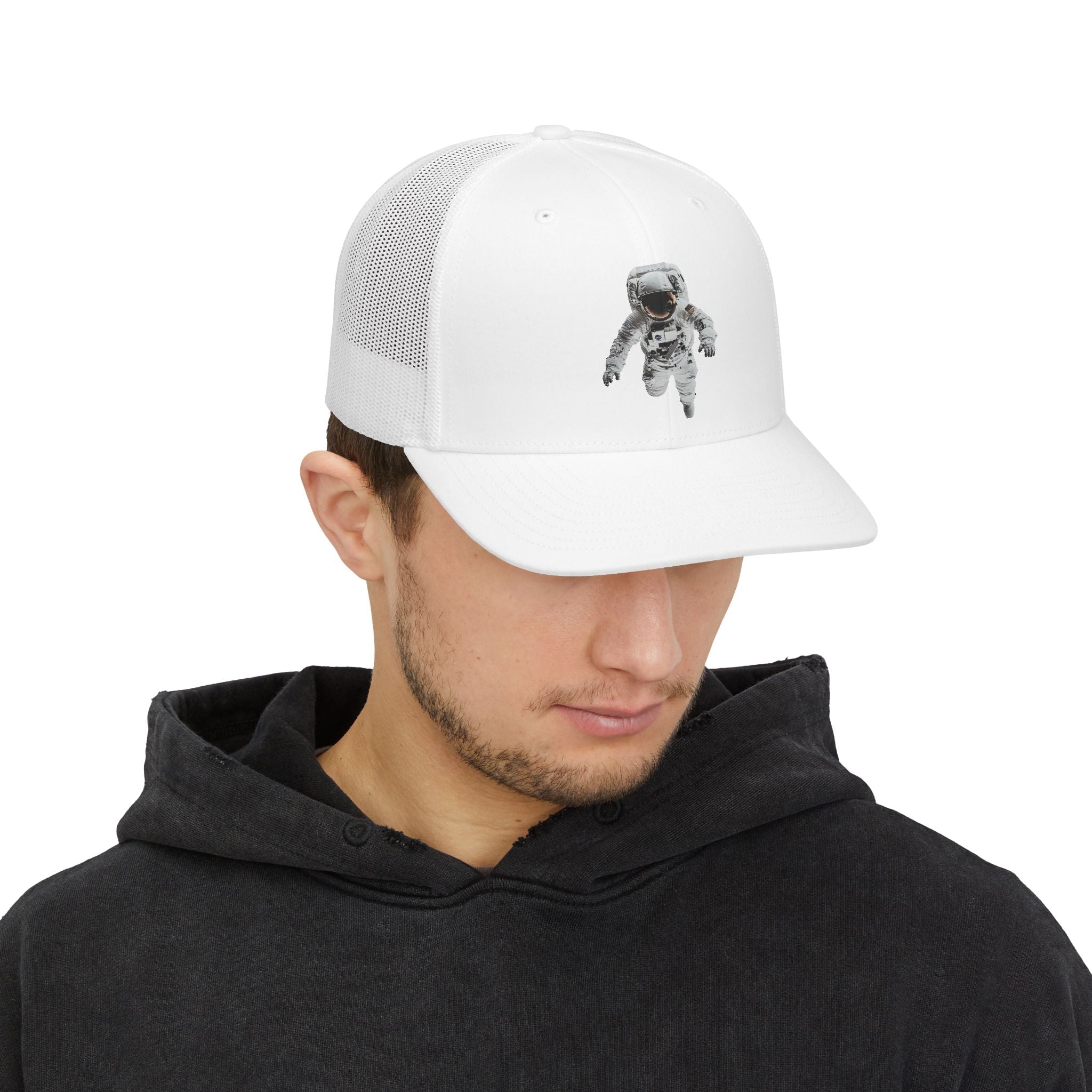 Trucker Cap floating astronaut