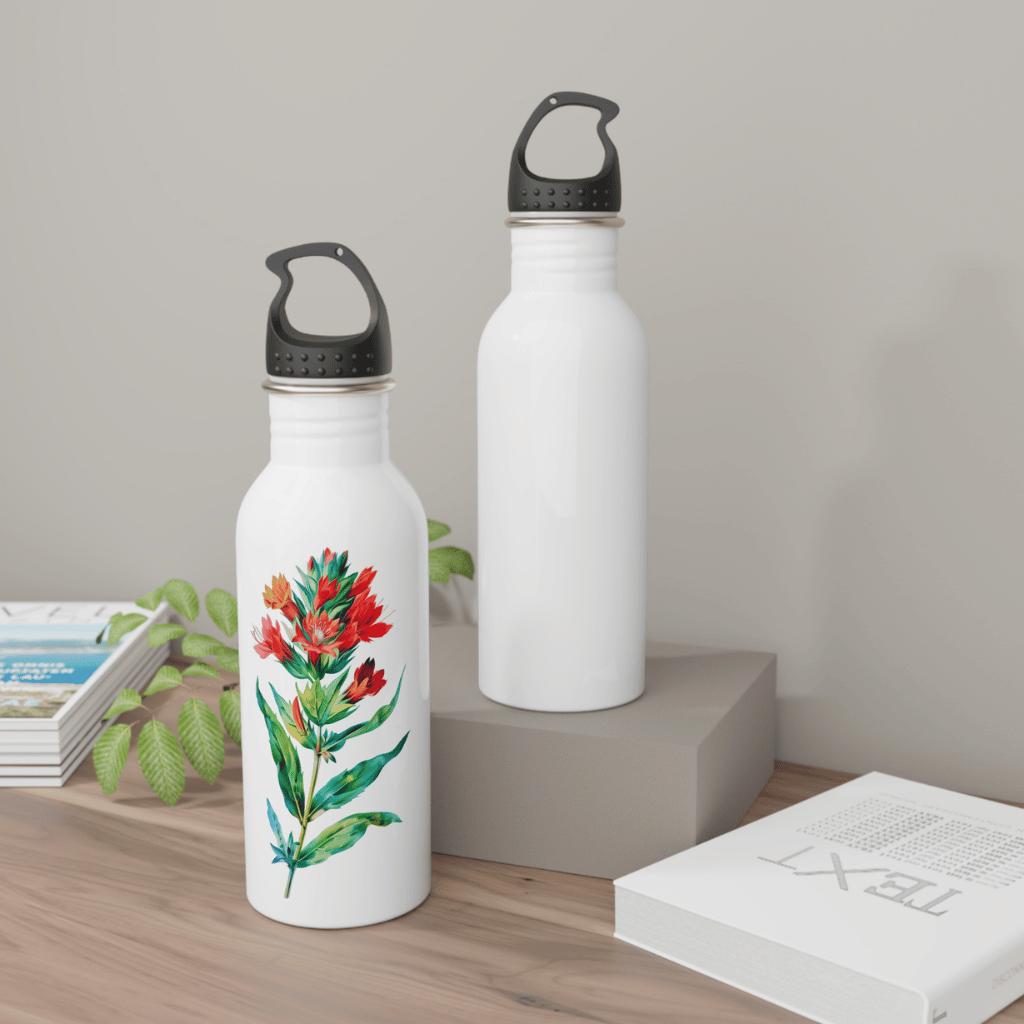 Indian Paintbrush Stainless Steel Bottle