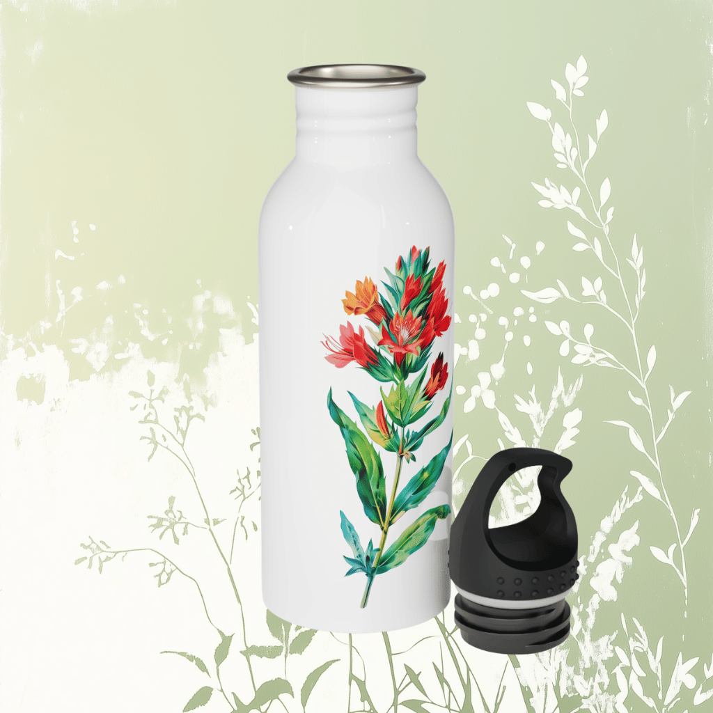 Indian Paintbrush Stainless Steel Bottle