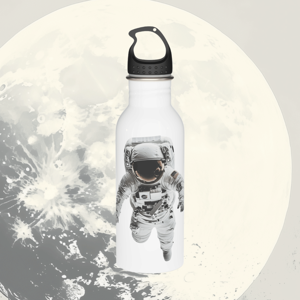 Floating in Space Water Bottle