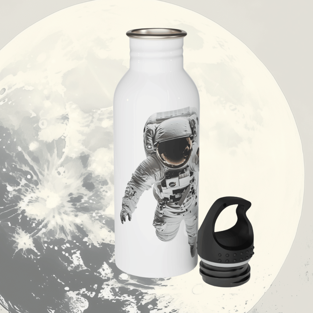 Floating in Space Water Bottle