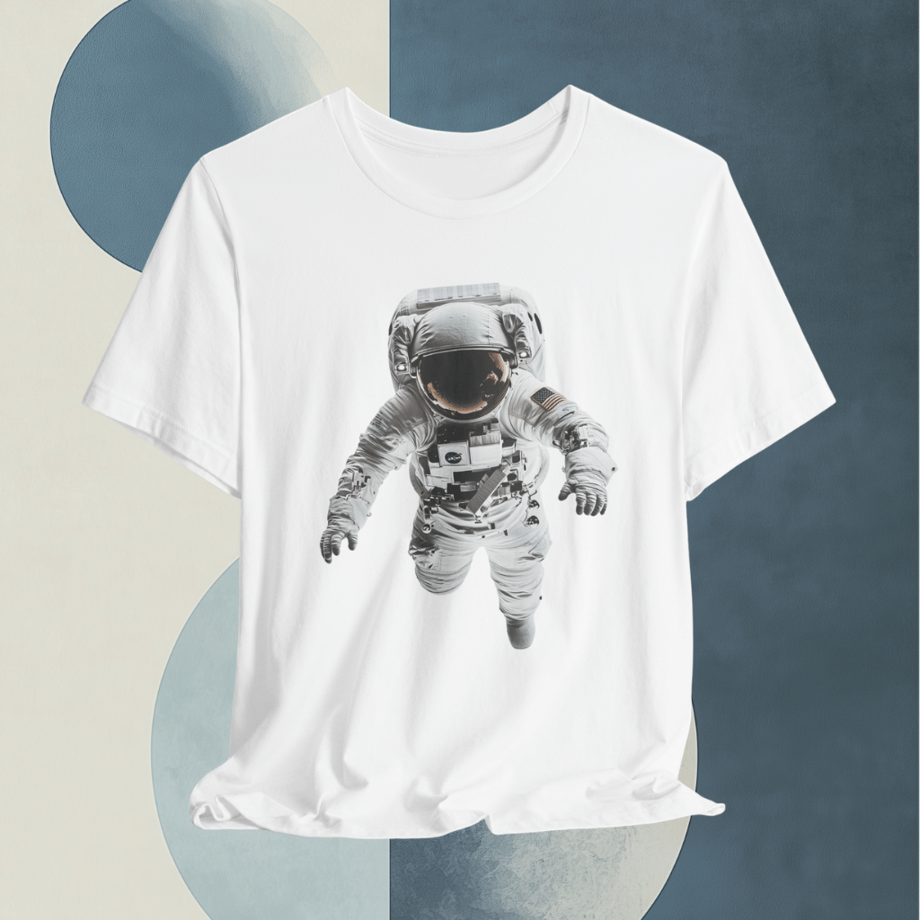 Astronaut Graphic Tee – Floating Space Suit Shirt