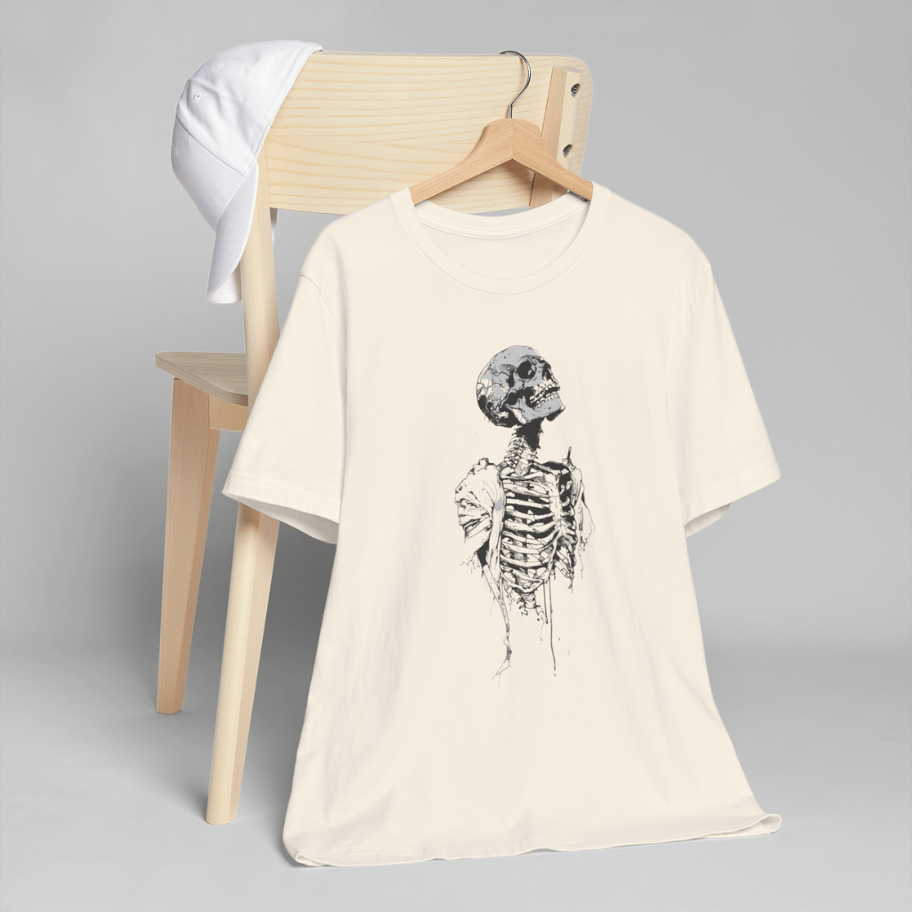 Decaying Skeleton Sketch Shirt