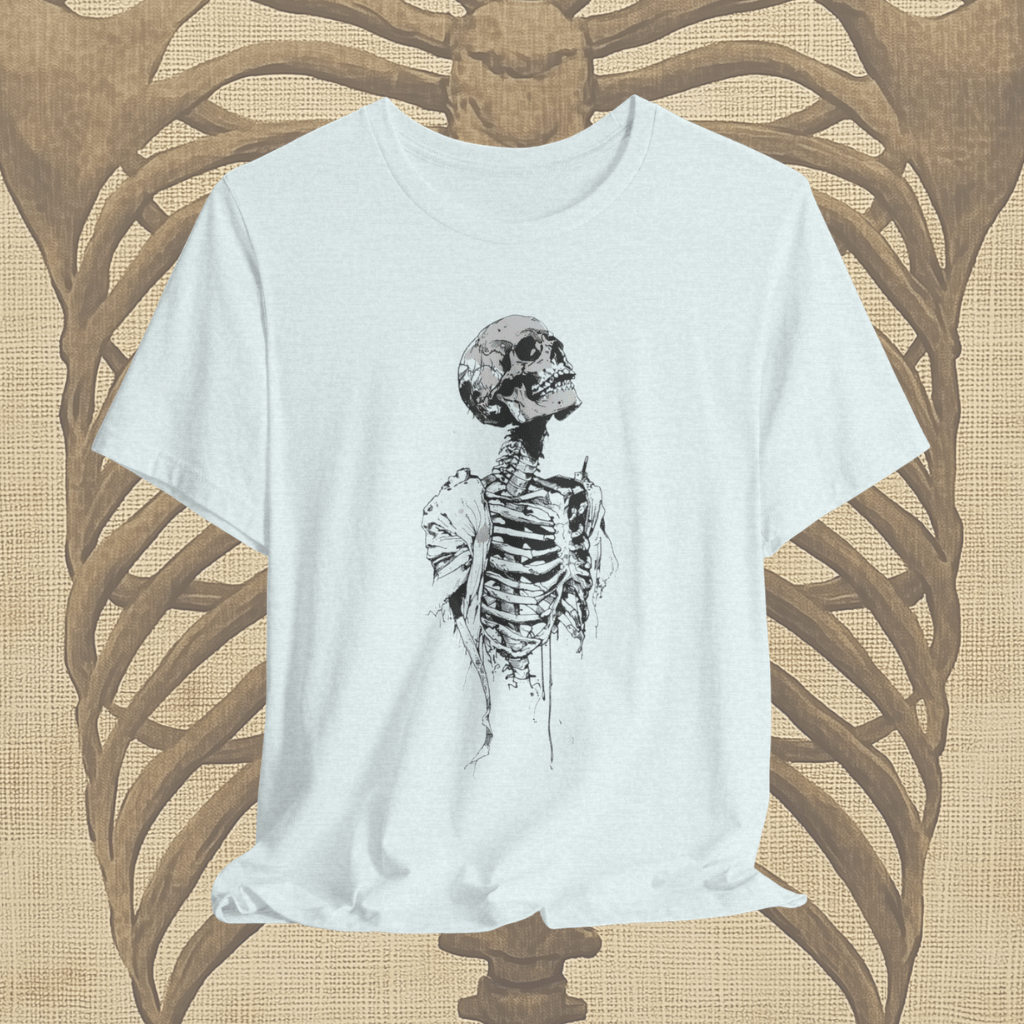 Decaying Skeleton Sketch Shirt