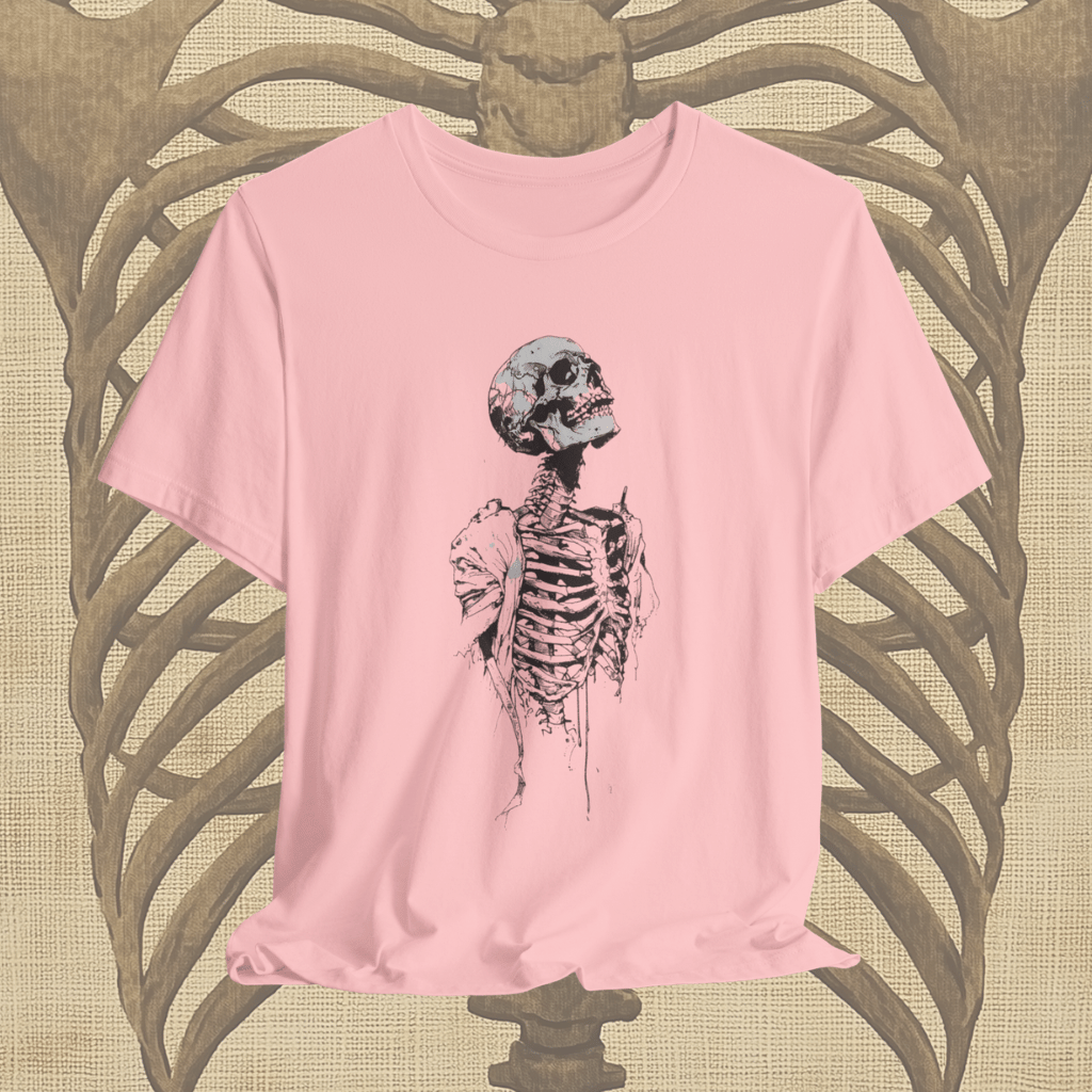 Decaying Skeleton Sketch Shirt