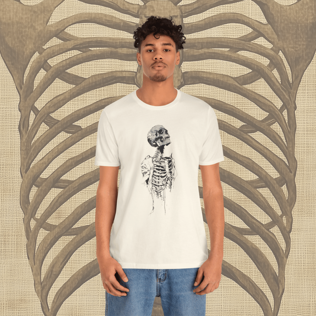 Decaying Skeleton Sketch Shirt