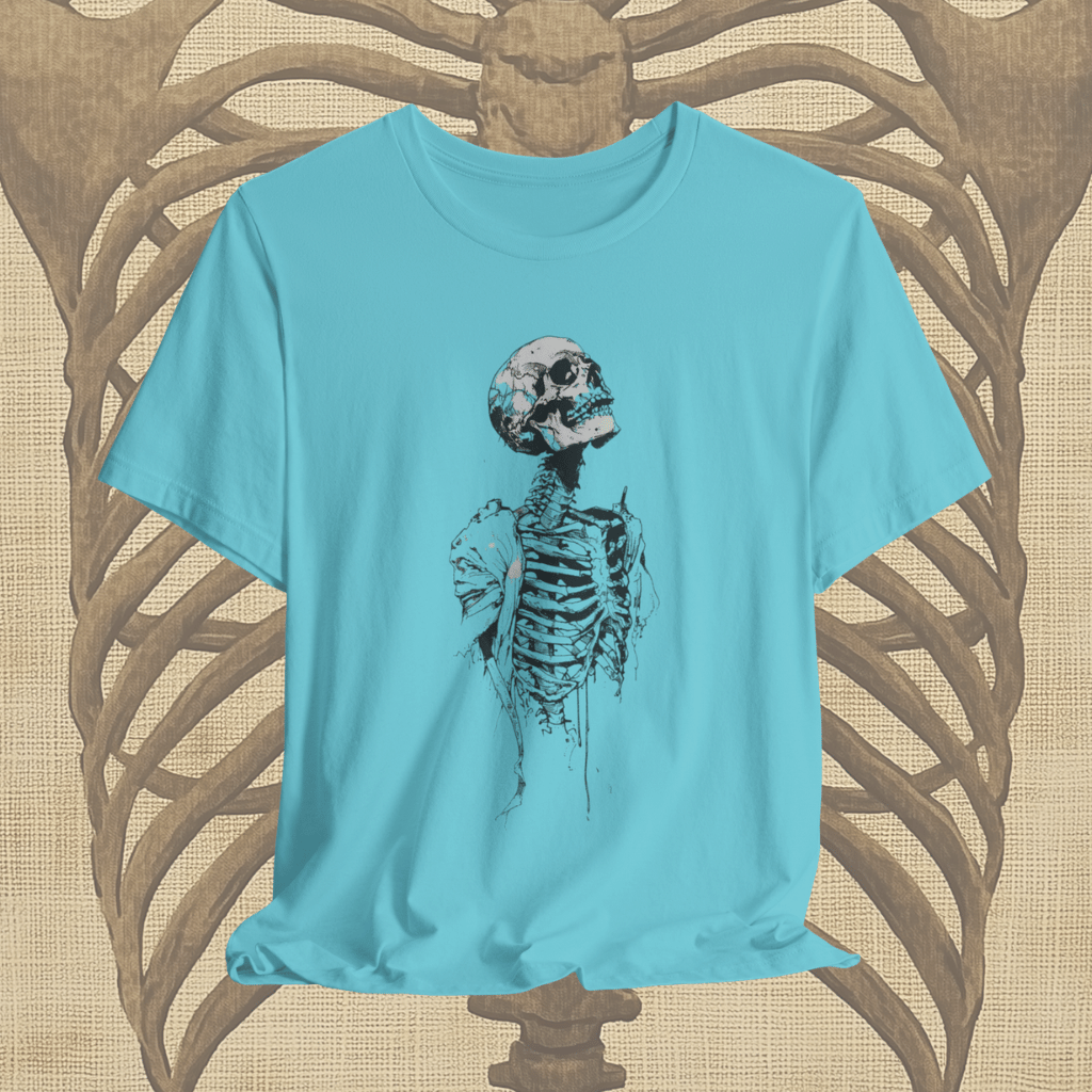 Decaying Skeleton Sketch Shirt