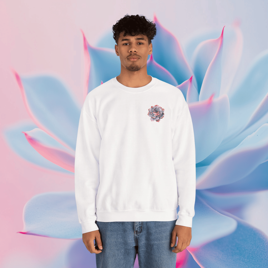 Peony Succulent Sweatshirt