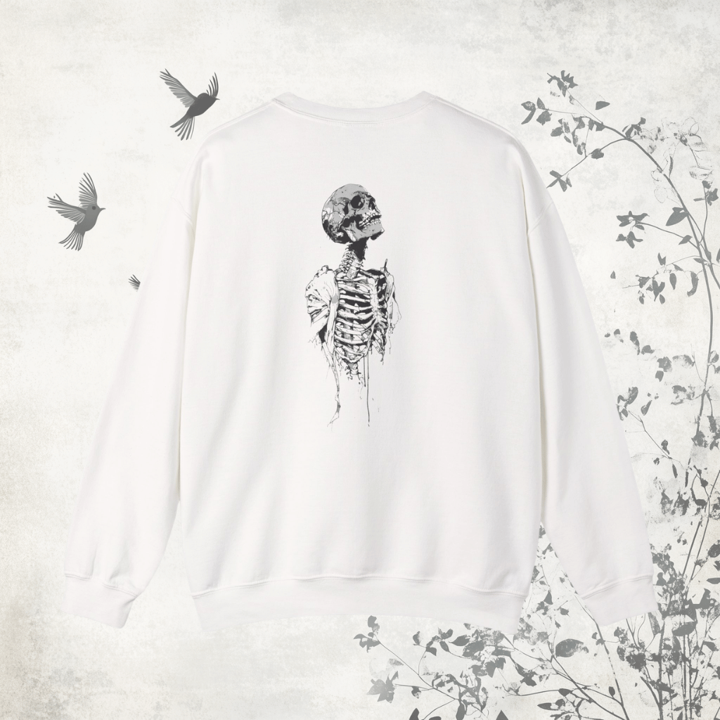 Skeleton Illustration Sweatshirt