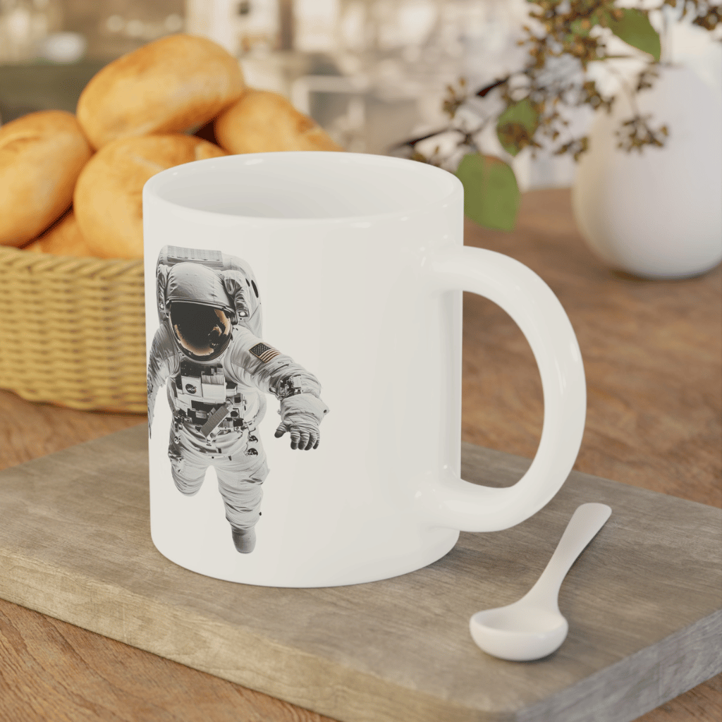 Floating in Space Mug, White (11/15/20oz)