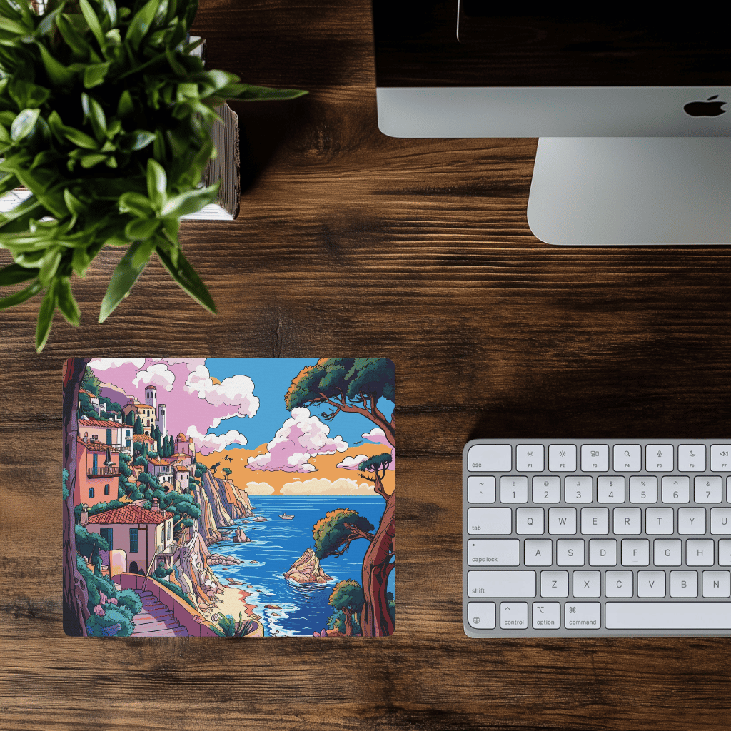 Psychedelic Seaside Mousepad