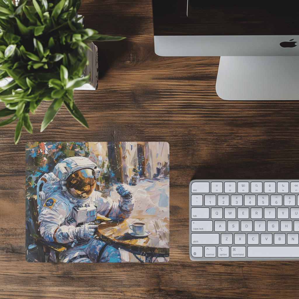 Cosmic Coffee Break Mousepad