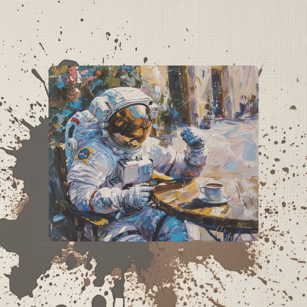 Cosmic Coffee Break Mousepad