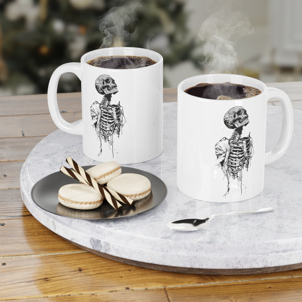 Mug, Skeleton— Tropical Botanical Coffee Cup (11/15/20oz)