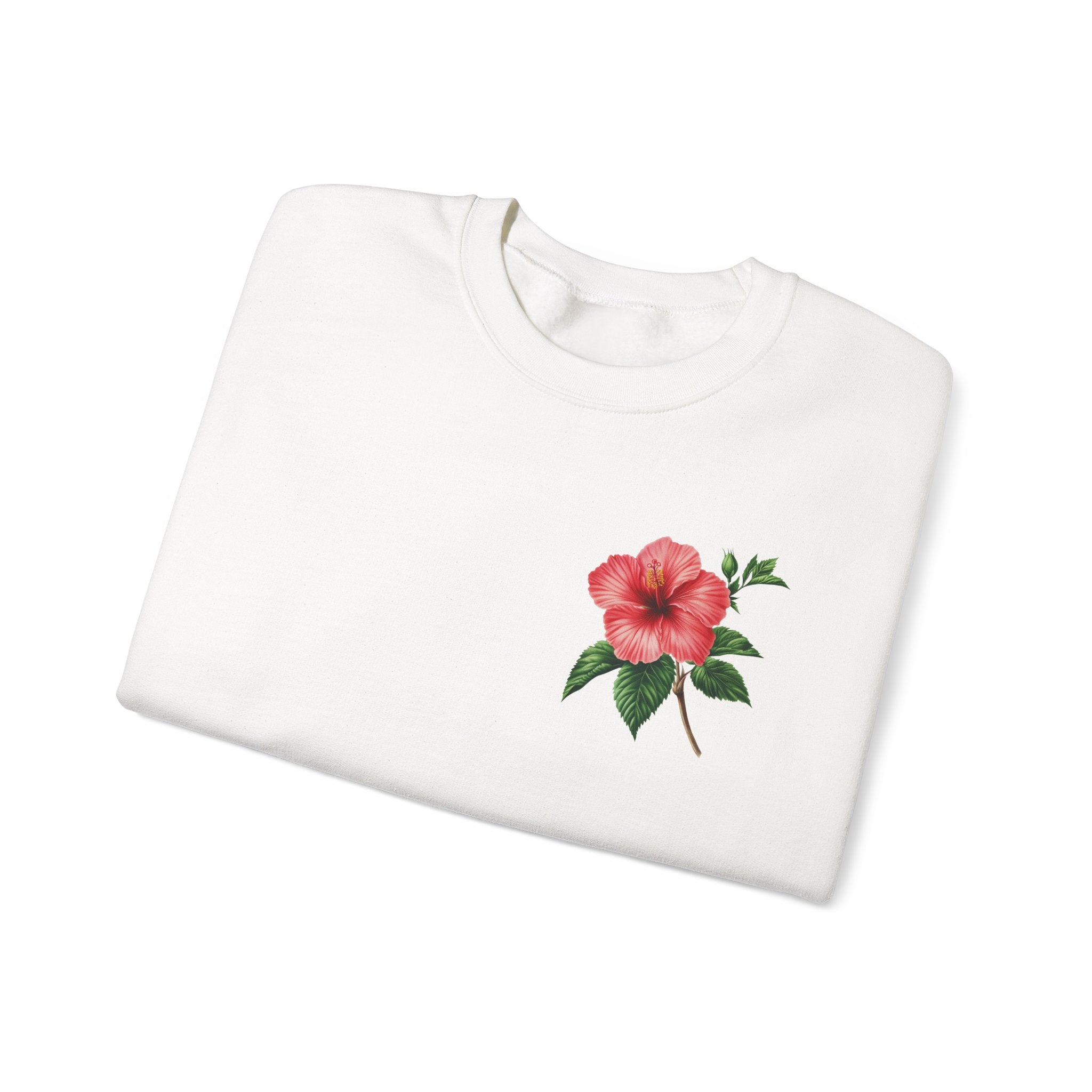 Hibiscus Bloom Crewneck Sweatshirt