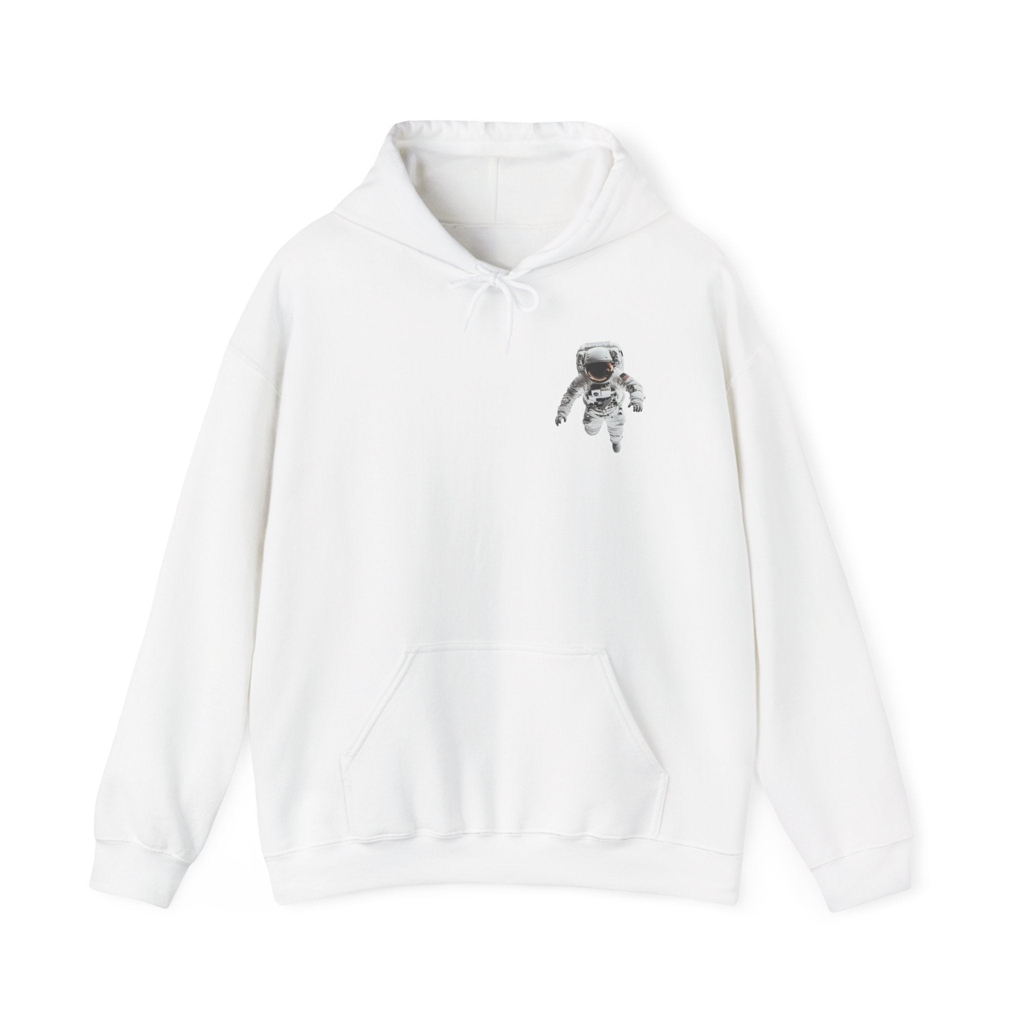 Astronaut Graphic Hoodie — Minimal Space Explorer Pullover