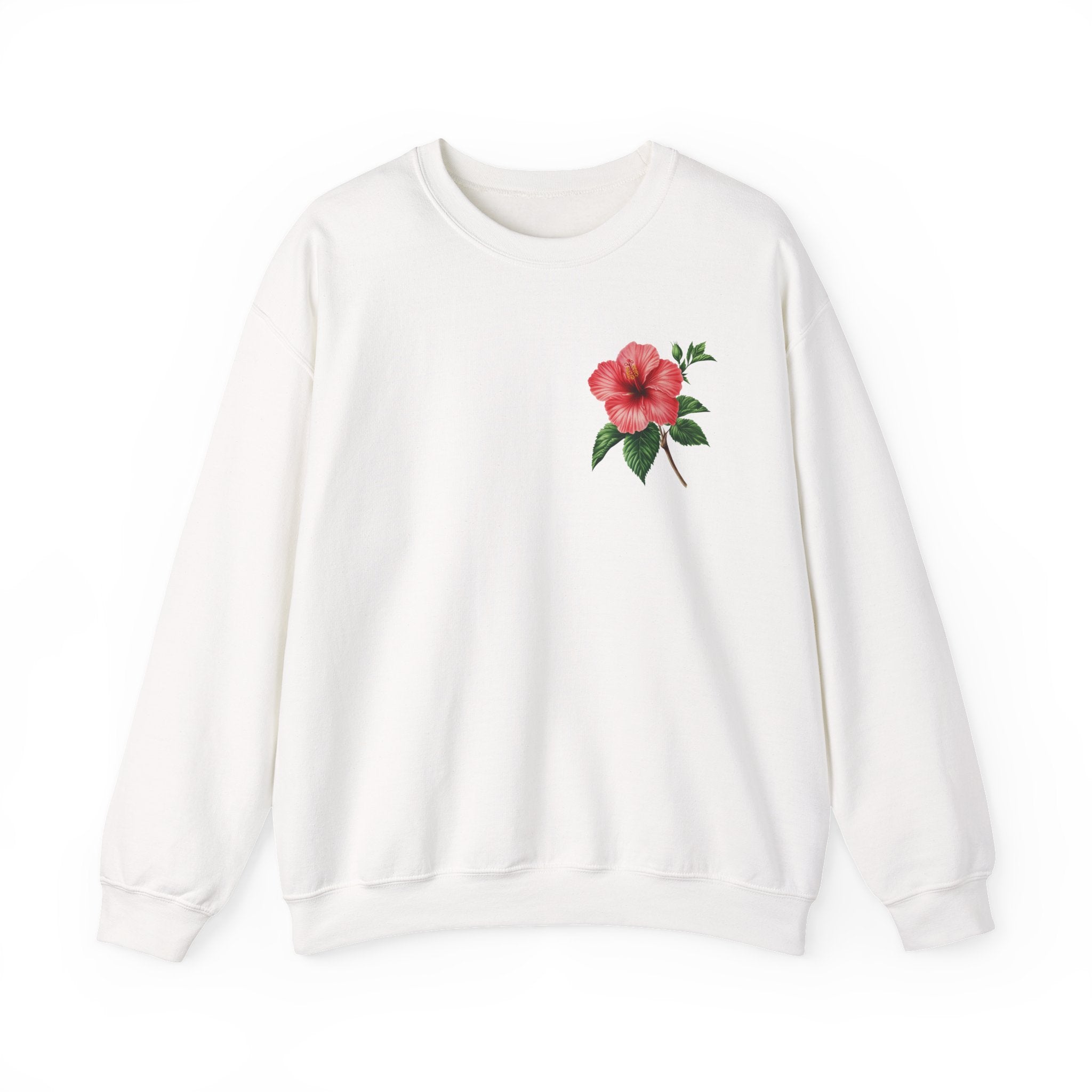 Hibiscus Bloom Crewneck Sweatshirt